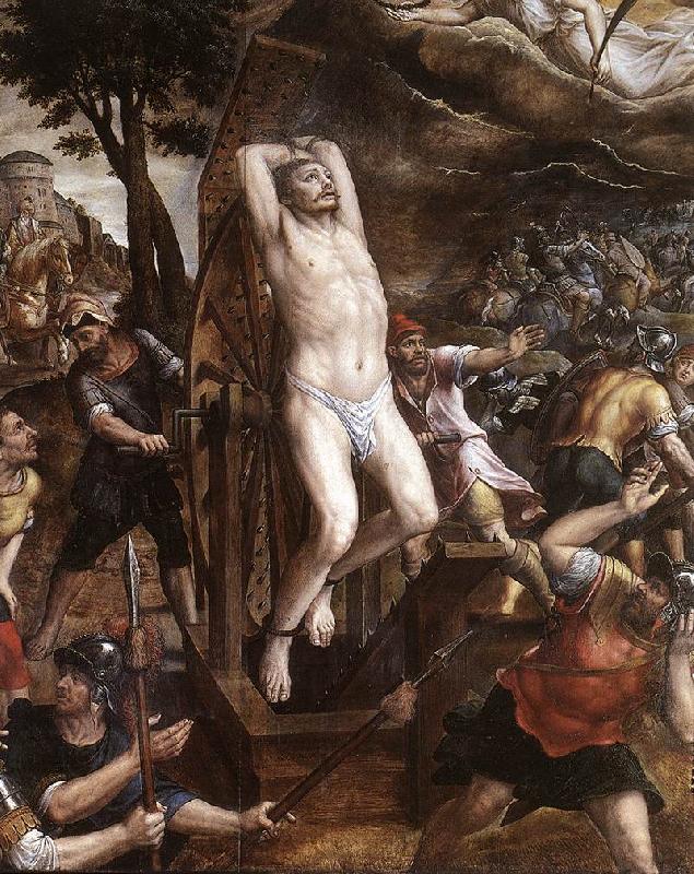 COXCIE, Michiel van The Torture of St George dfg oil painting image